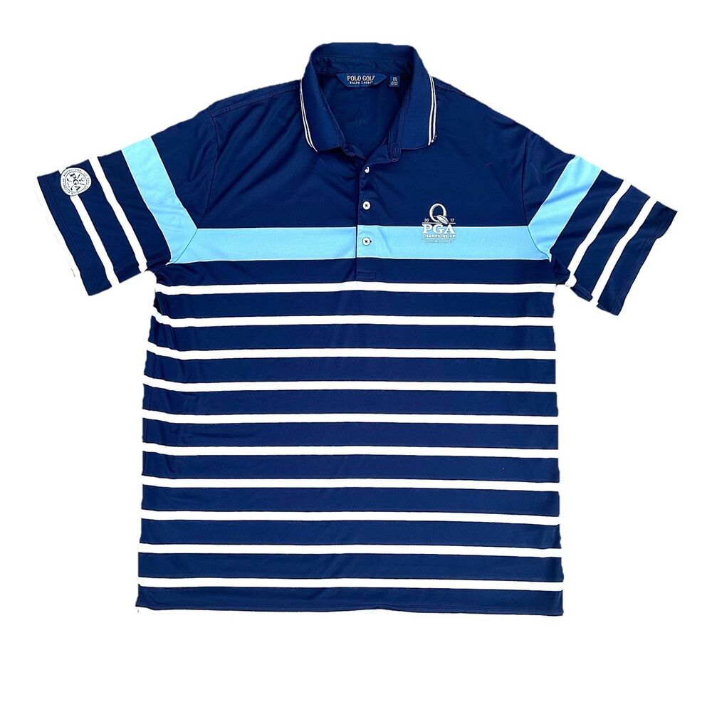 Polo Golf 2017 PGA Championship Striped Polo Shirt
